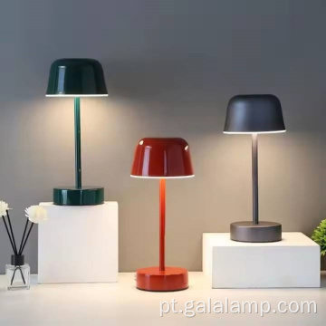 Lâmpada de mesa USB sem fio para decoração de casa moderna